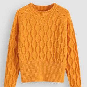 CIDER Wavy Texture Knitted Sweater M